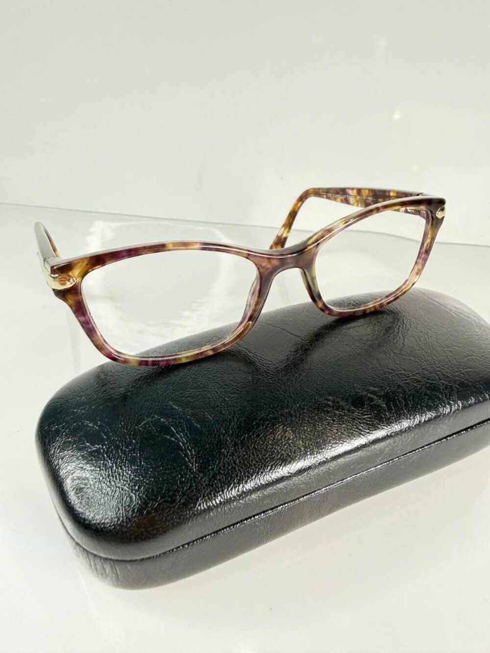 Coach HC6065 Eyeglasses 5287 Confetti Light Brown 49-17-135 Women’s Frame